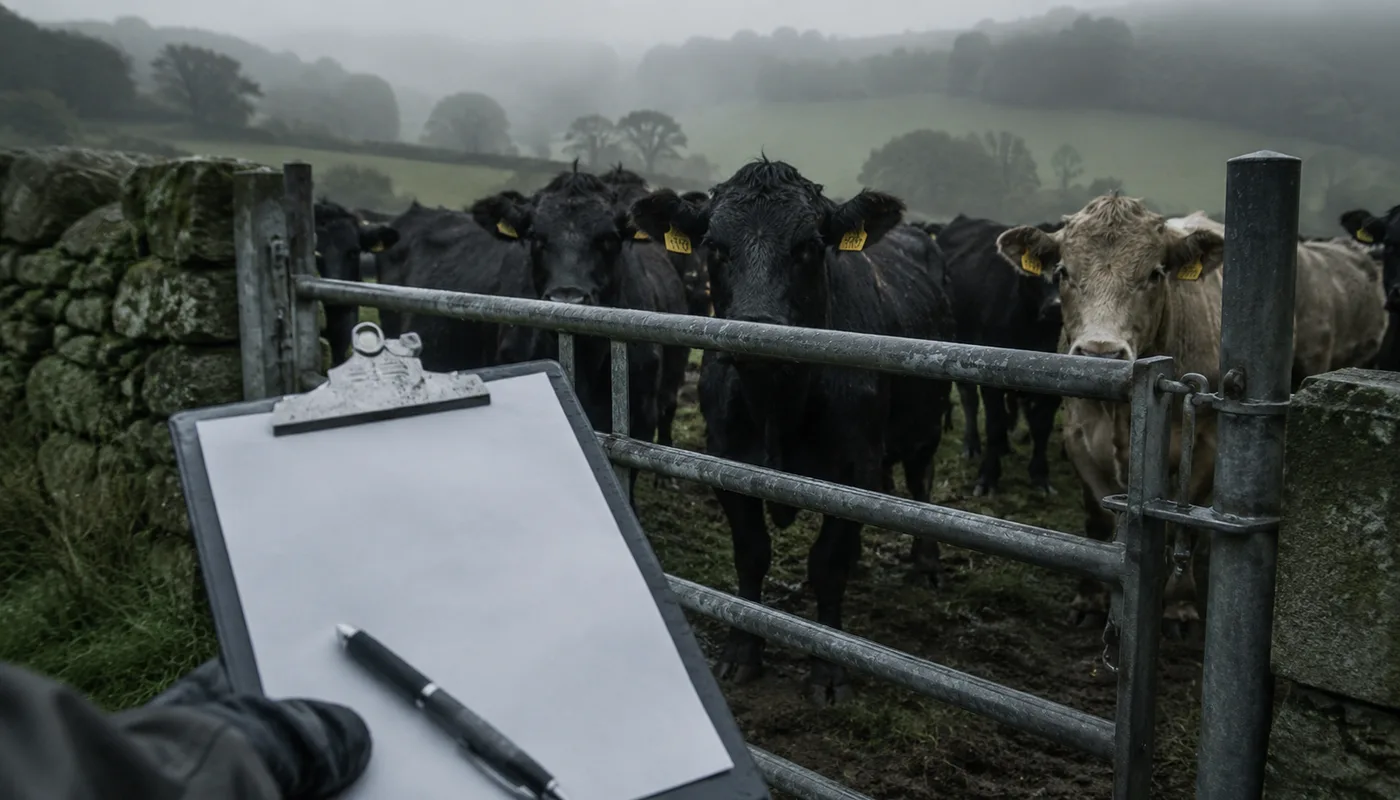 Falkland Estate Cattle Inspection Breach Turns Beef Data Into Balance-Sheet Risk