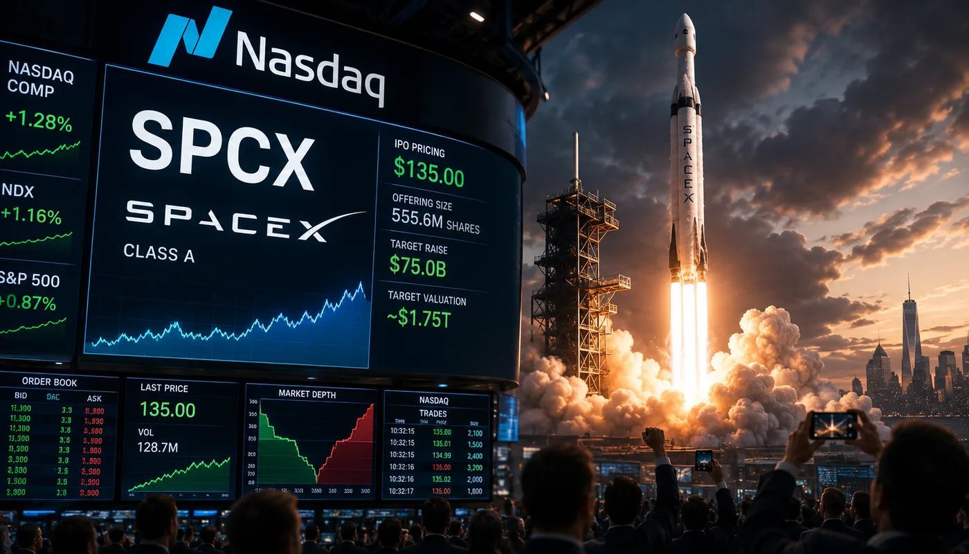SpaceX’s SPCX IPO: Why the $1.75T Nasdaq Debut Is the Defining Financial Event of 2026